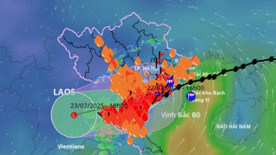 Typhoon Wipha downgraded, but flood and landslide threats remain